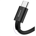 Baseus Superior Series USB-C Data & Charging Cable - 66W, 1m - Black