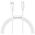 Baseus Superior Series USB-C Data & Charging Cable - 66W, 1m - White