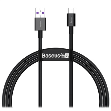 Baseus Superior Series USB-C Data & Charging Cable - 66W, 2m - Black