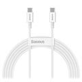 Baseus Superior Series USB-C / USB-C Cable - 100W, 2m - White