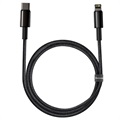 Baseus Tungsten Gold USB-C / Lightning Cable 20W - 1m - Black