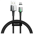 Baseus Zinc LED Magnetic MicroUSB Cable CAMXC-A01 - 1m - Black