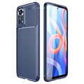 Xiaomi Redmi Note 11/11S Beetle Carbon Fiber TPU Case - Blue