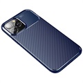 Beetle Carbon Fiber iPhone 14 Pro Max Case - Blue