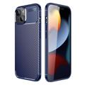 Beetle Carbon Fiber iPhone 14 Max Case - Blue