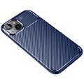 Beetle Carbon Fiber iPhone 14 Max Case - Blue