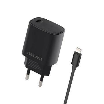 Beline PD 3.0 20W Lightning Charger - iPhone 14/13/12/X/iPad Pro - Black