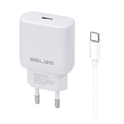 iPhone 15 / Plus / Pro / Max Beline PD 3.0 USB-C GaN Charger - 30W - White