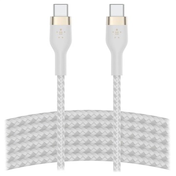 Belkin BoostCharge Pro Flex USB-C / USB-C Cable 60W - 3m - White