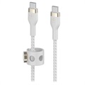 Belkin BoostCharge Pro Flex USB-C / USB-C Cable 60W - 3m - White