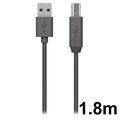 Belkin USB 2.0 Premium Printer Cable - 1.8m - Black