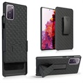 Samsung Galaxy S20 FE Hybrid Case with Belt Clip - Black