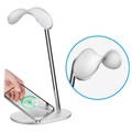 Benks L40 Grand Pro Headphone Stand with Wireless Charger - White