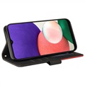 Bi-Color Series Samsung Galaxy A22 5G, Galaxy F42 5G Wallet Case - Black