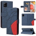 Bi-Color Series Samsung Galaxy A42 5G Wallet Case