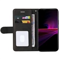 Bi-Color Series Sony Xperia 1 III Wallet Case - Black