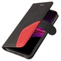 Bi-Color Series Sony Xperia 1 III Wallet Case - Black