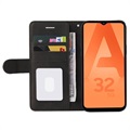 Bi-Color Series Samsung Galaxy A32 5G/M32 5G Wallet Case - Black
