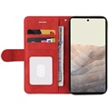 Bi-Color Series Google Pixel 6 Wallet Case - Red