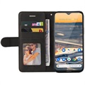 Bi-Color Series Nokia 5.3 Wallet Case - Black