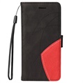 Bi-Color Series Nokia G10/G20 Wallet Case - Black
