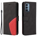 Bi-Color Series OnePlus Nord N200 5G Wallet Case - Black