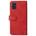 Bi-Color Series Samsung Galaxy A51 Wallet Case - Red