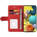 Bi-Color Series Samsung Galaxy A51 Wallet Case - Red