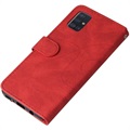 Bi-Color Series Samsung Galaxy A51 Wallet Case - Red