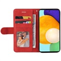 Bi-Color Series Samsung Galaxy A52 5G, Galaxy A52s Wallet Case - Red