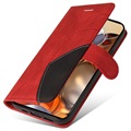 Bi-Color Series Xiaomi 11T/11T Pro Wallet Case - Red