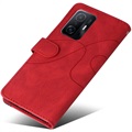 Bi-Color Series Xiaomi 11T/11T Pro Wallet Case - Red