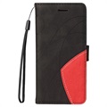 Bi-Color Series Xiaomi Mi 11 Lite 5G Wallet Case - Black