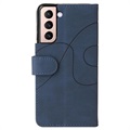 Bi-Color Series Samsung Galaxy S21 5G Wallet Case - Blue