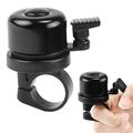 Bike Bell with Hidden Apple AirTag 1/2 Holder - Black