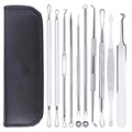 Blackhead Remover Needle Tool Set - 10 Pcs.