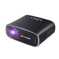 BlitzWolf BW-V4 1080p LED Projector w. WiFi, Bluetooth - Black