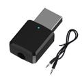 Wireless Audio Transceiver with 3.5mm AUX Cable - Black