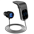 Bluetooth FM Transmitter & Dual Car Charger BC39