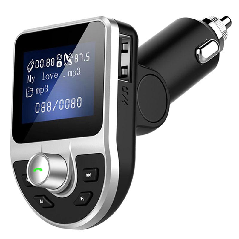 Presentator Oraal aardolie Dual USB Car Charger & Bluetooth FM Transmitter BT39 - Black