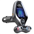 Bluetooth FM Transmitter & QC3.0 Car Charger BT26 - 30W