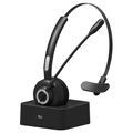 Bluetooth Headset with Microphone and Charging Base M97 - Black