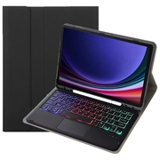 Samsung Galaxy Tab S10 Lite/S10 FE/S9 FE/S9 Bluetooth Keyboard Case - Black