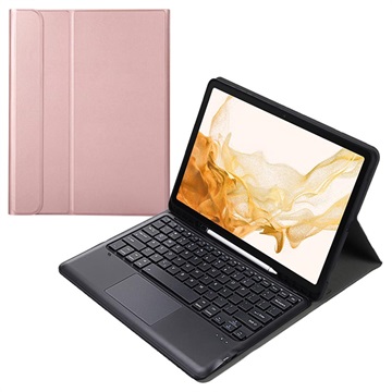 Samsung Galaxy Tab S8+ Bluetooth Keyboard Case - Rose Gold