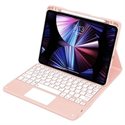 iPad Air 13 2026/2025/2024/iPad Pro 12.9 2022/2021/2020/2018 Bluetooth Keyboard Case - Pink