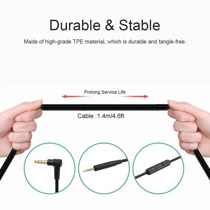 Cavo Aux Bose Cavo Audio Aux Bose Da 2,5 Mm A 3,5 Mm - Per Cuffie 700, QuietComfort QC45, QC35II, QC35, QC25 - Usato Ma Funzionante Casse Attive Db