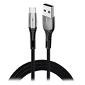 Braided USB 3.1 Type-C Data / Charging Cable - 5A/40W - 2m - Black