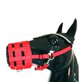 Breathable Horse Grazing Muzzle - Size M - Red