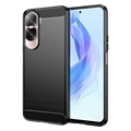 Honor 90 Lite/X50i Brushed TPU Case - Carbon Fiber