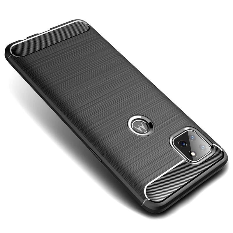Motorola Moto G 5G Brushed TPU Case Carbon Fiber